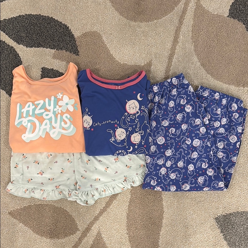 Carter’s (& Oshkosh B’gosh) Girl’s Pajama Set Bundle-size 12